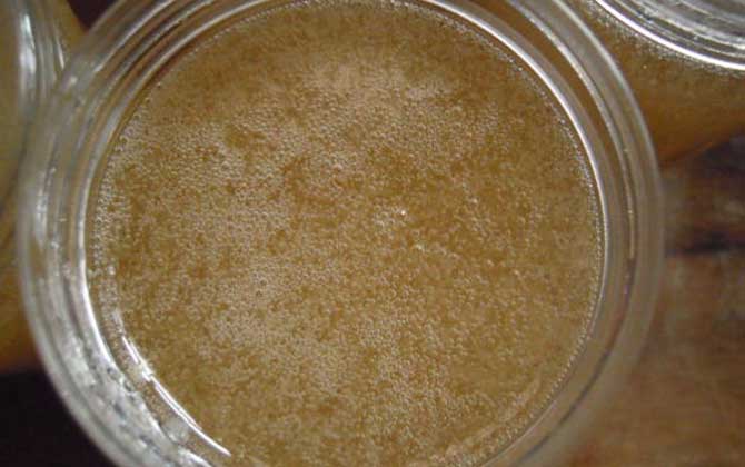 蜂蜜放壞了是什么樣子的?有酒精味和酸腐味,質(zhì)地也會(huì)變稀! 蜂蜜